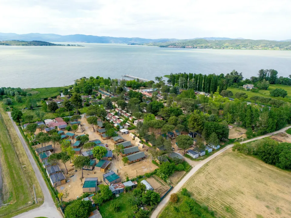 May 2024: overview of the Trasimeno Glamping Resort